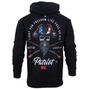 Howitzer Style Men's Hoodie Pullover FIGHT FOR FREEDOM Military Grunt